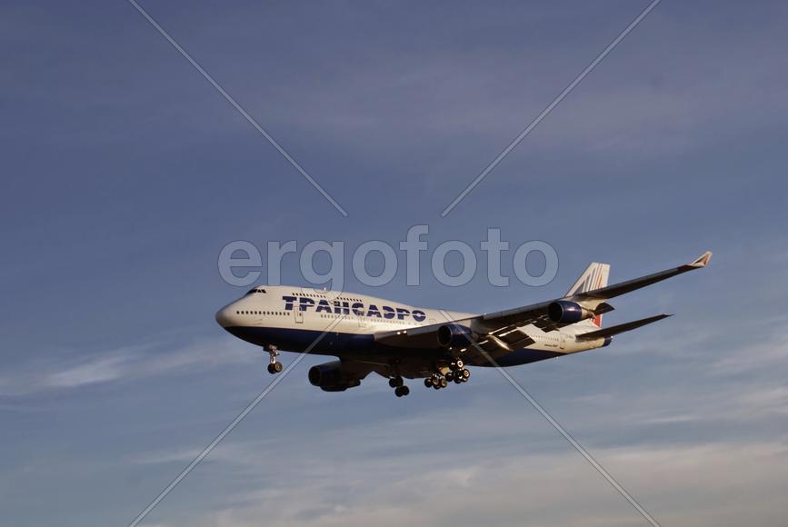 Boeing-747 авиакомпании Трансаэро. 