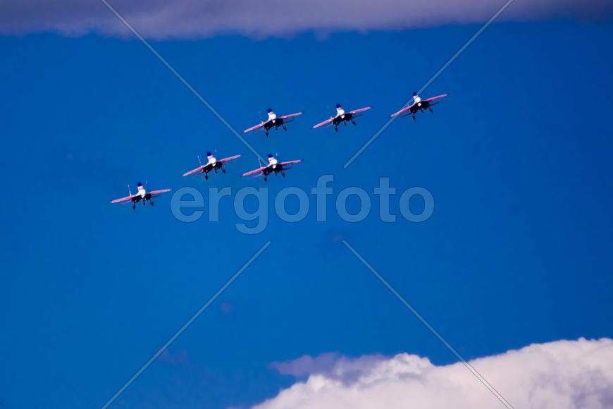 Авиагруппа "Русские витязи", Самара 22.08.2015