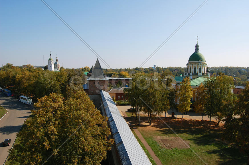 ЗАРАЙСК. Вид на Зарайский кремль с высоты