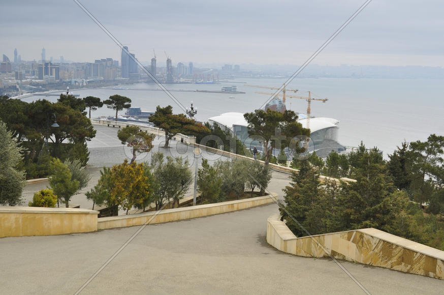Баку, вид с нагорного парка