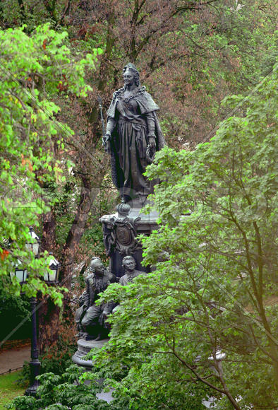 Российская Федерация. Санкт-Петербург. Памятник Екатерине II в сквере на площади Островского