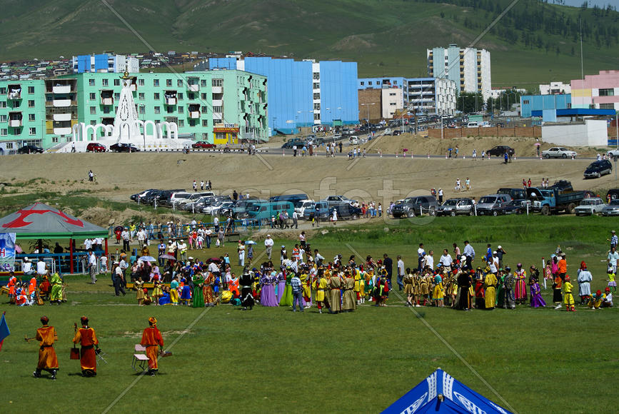 Монгольский город Эрдэнэт