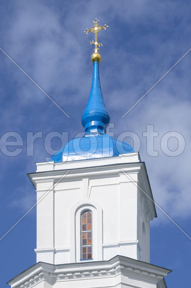 Беларусь, Барановичи: башня православного собора Покрова Богородицы.