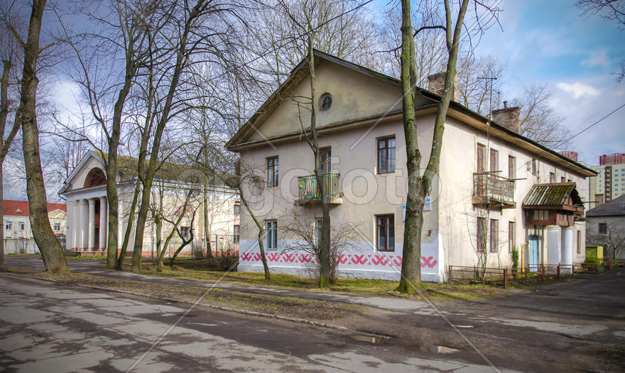 Беларусь, Минск: старые послевоенные дома