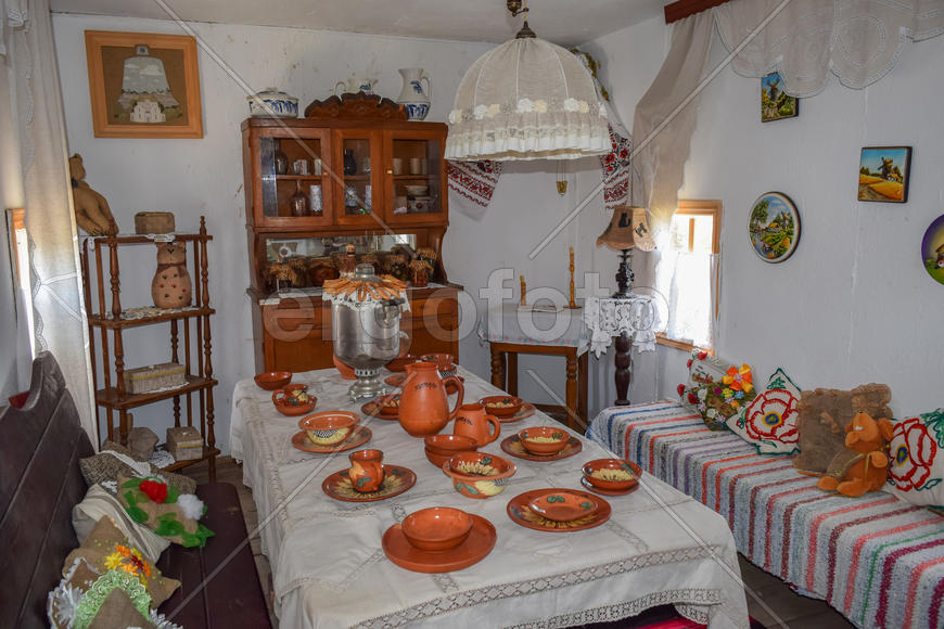 Кухня в доме казака. Воссоздавая образ старинного казачьего уклада жизни в деревне.