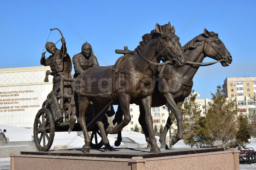 Уличная скульптура Астаны