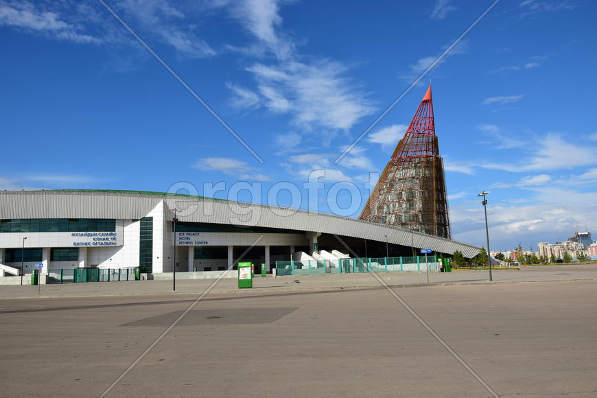 Ледовый дворец "Алау". Астана - Казахстан 