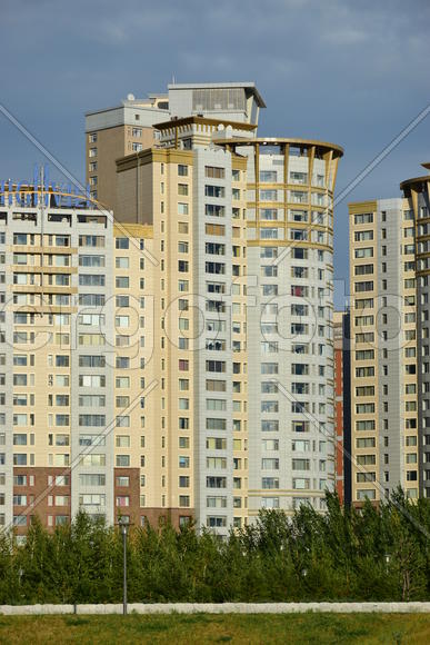Астана. Городская архитектура. Современные высотные здания 
