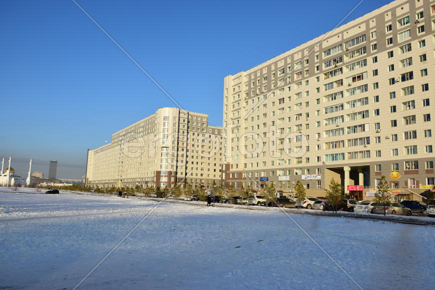 Астана, многоэтажные жилые дома 