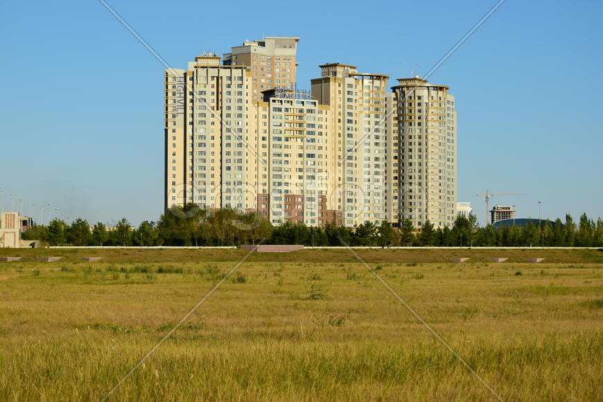 Астана. Городская архитектура. Современные высотные здания 