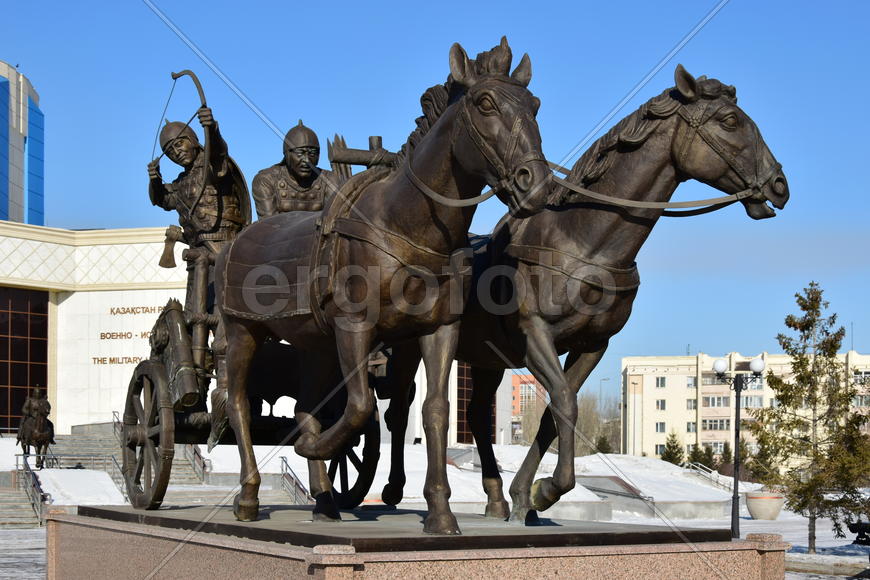 Уличная скульптура Астаны