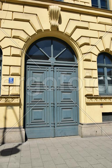 Германия. Мюнхен. Фасад старинного здания 