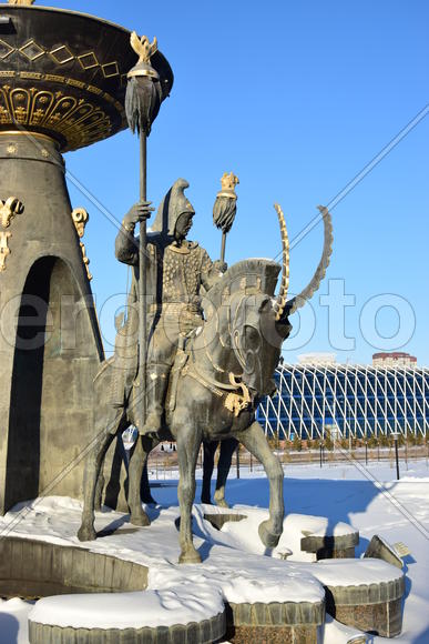 Уличная скульптура Астаны