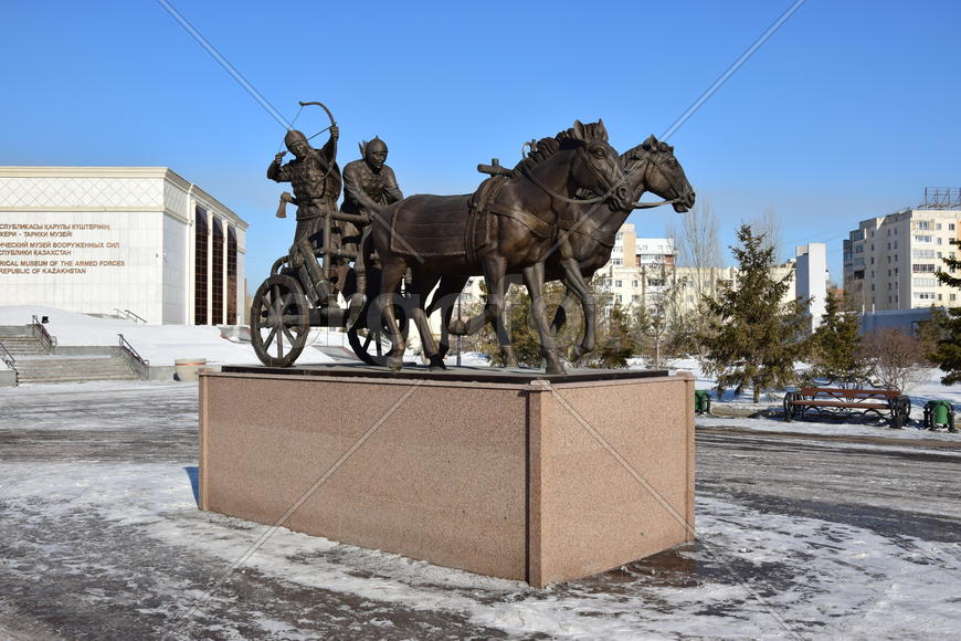 Уличная скульптура Астаны