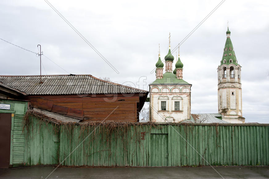 Elias Church in Serpukhov for green fence