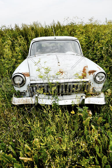 Rusty car Volga