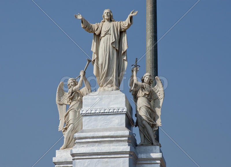 Christ monument in South Goa, India