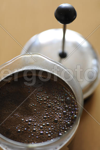Coffee in french press