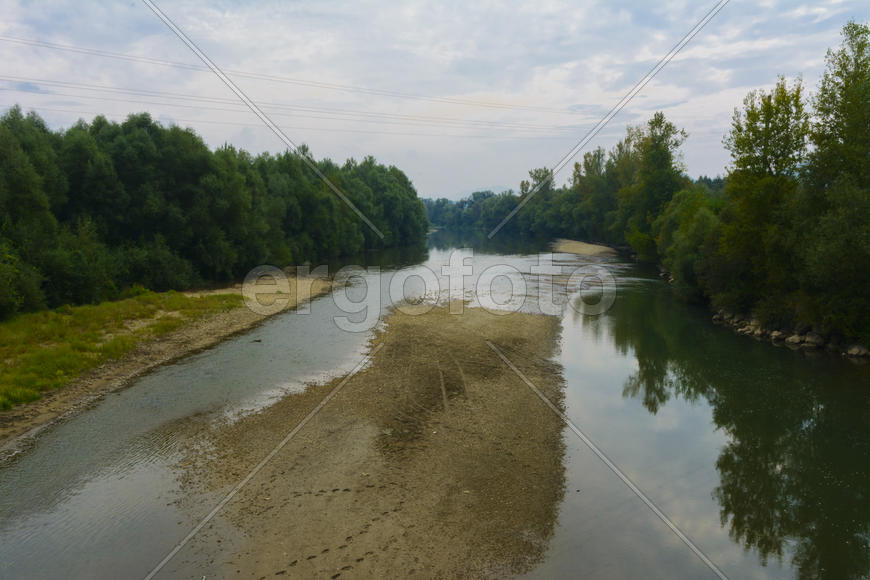 Горная река  в Западной Украине