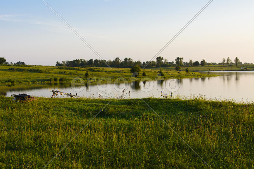 Fishing in private lake