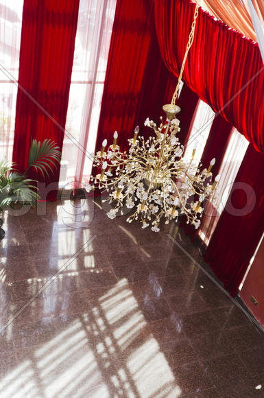 Interior hallway in a private home. Hallway displays the taste of the owners, is the face of the who