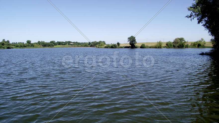 Magnificent fishing on lake in Zhitomir. Ukraine. A carp, a crucian, a cupid. Semejyj rest