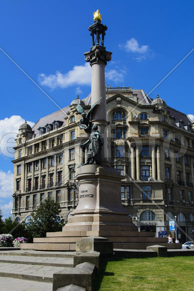 A monument to Adam Mickiewicz in Lviv