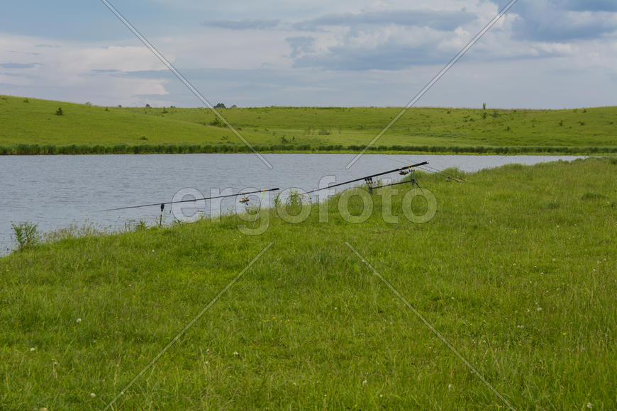 Fishing in private lake