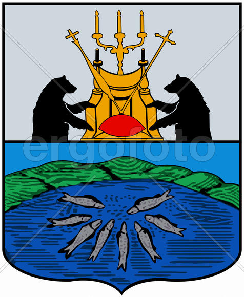 Герб города Паданска (Padansk) 1781 г. Республика Карелия