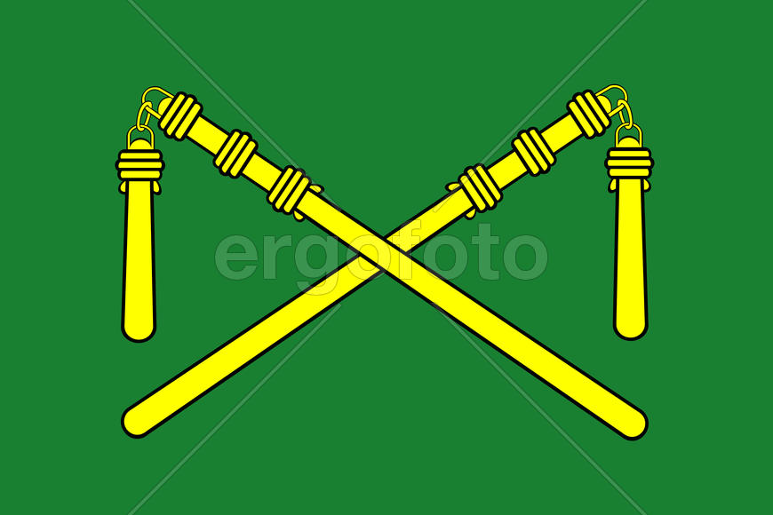 Флаг городского поселка Кадом. Рязанская область