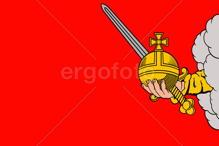 Флаг города Вологды (Vologda)
