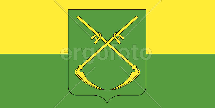 Флаг города Сенно (Senno). Республика Беларусь