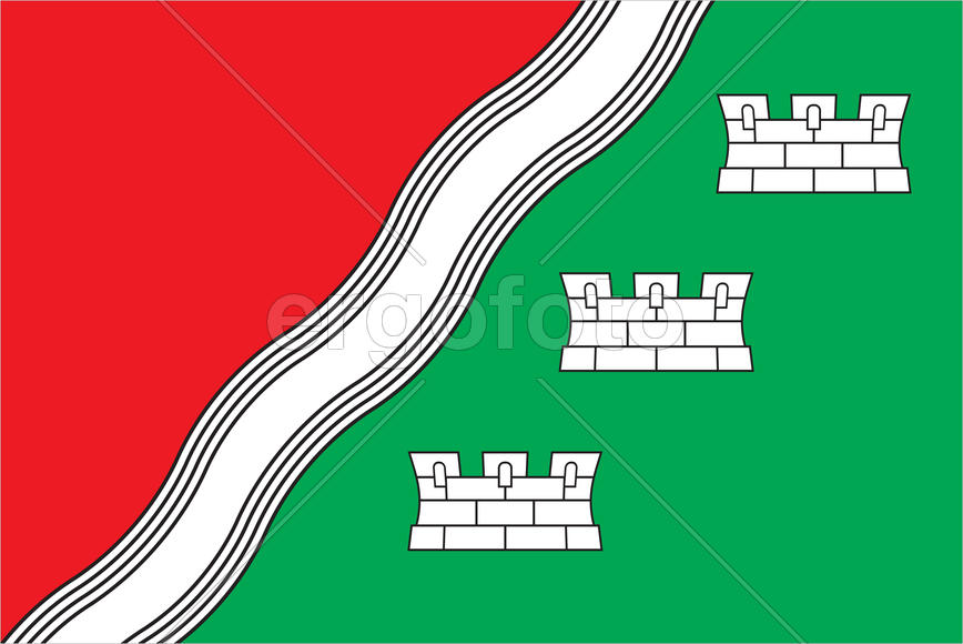Флаг Наро-Фоминского района. Московская область