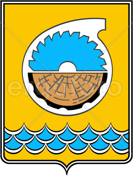 Герб города Бирюсинск (Biryusinsk). Иркутская область.