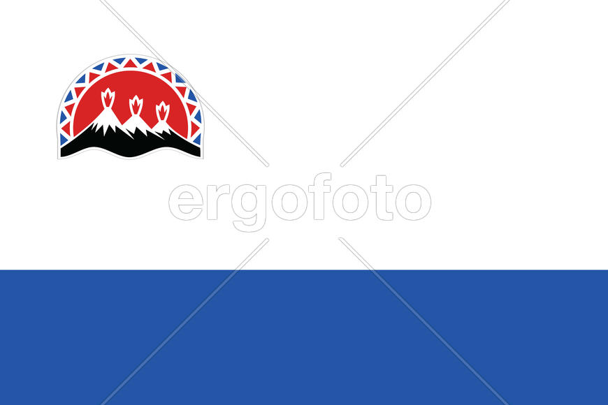 Флаг Камчатского края (Kamchatski Kray)