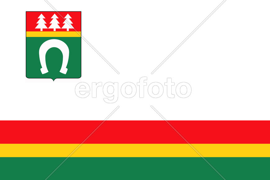 Флаг города Волхова. Ленинградская область
