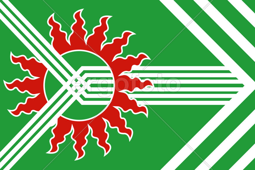 Флаг города Асбеста, Свердловская область