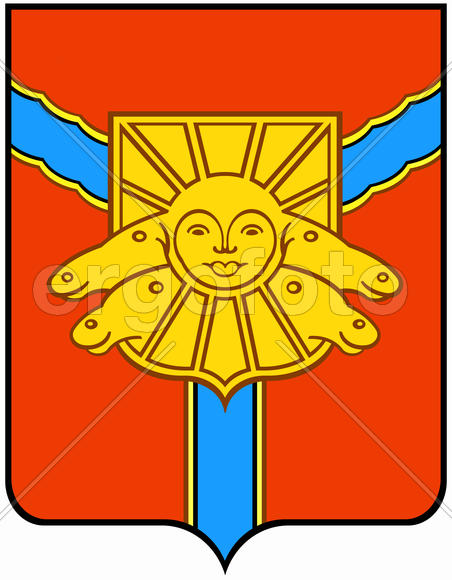 Герб города Микуни (Mikun). Республика Коми