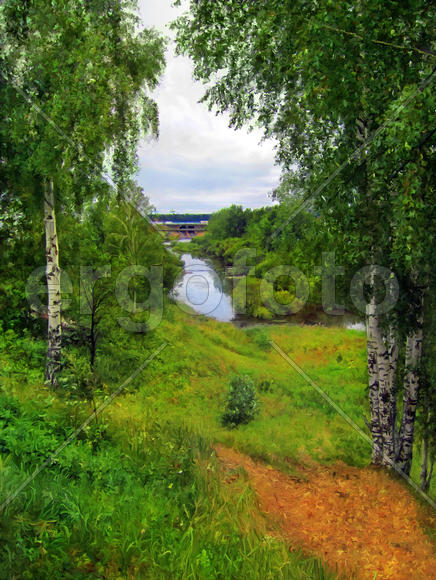 У реки Омутной, Кировская область, Россия
