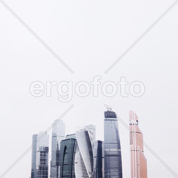 Москва Сити с крыши на кутузовском