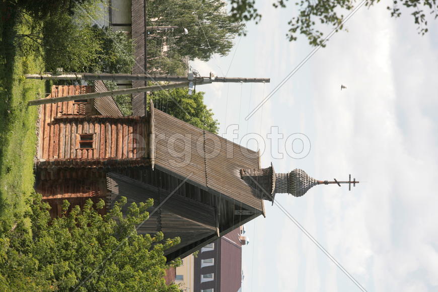 Юрьев-Польский, Владимирская область, 
Деревянная Георгиевская церковь, вывезенная из Георгиевского