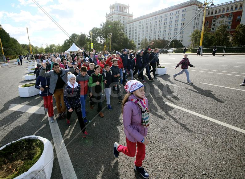 Всероссийский день ходьбы. Старт детского забега