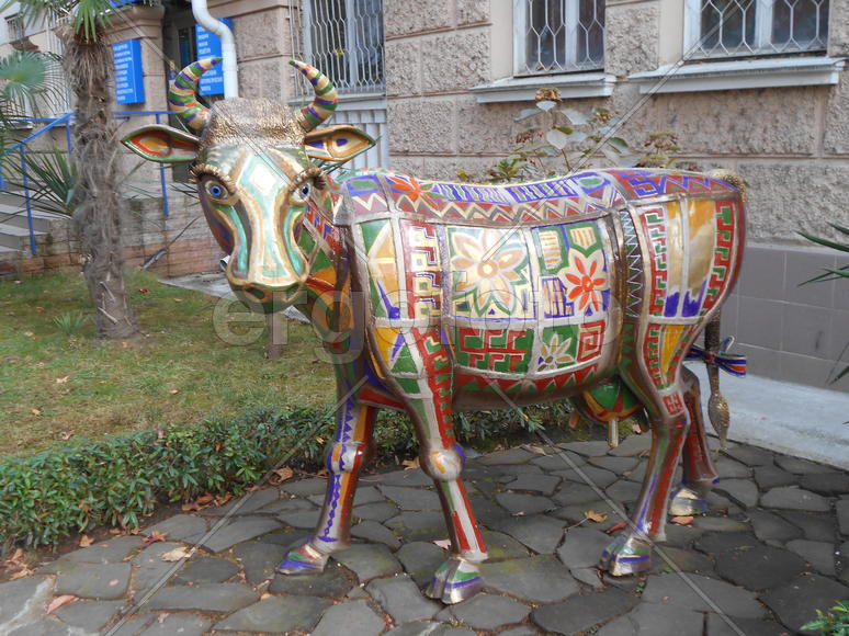 Мозаичная корова