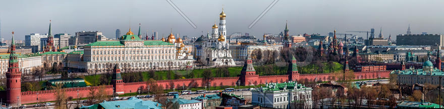 Вид на кремль, панорама