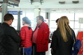 Паспортный контроль в аэропорту Праги