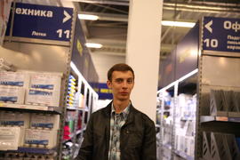 Павел Петрухин в магазине Metro