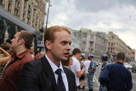 Митинг в защиту Навального, люди