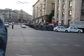Митинг в защиту Навального, омон