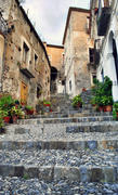 Каменная лестница старого города