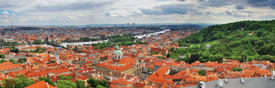 Панорама города. Прага